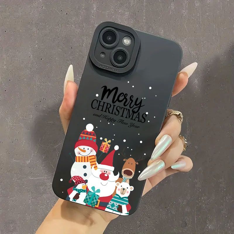 Husă de telefon TPU cu model de Crăciun pentru Xiaomi Redmi Note 13 12 11 Pro Plus 5G 12S 11S 11 10S Redmi 13C 12 4G Husă moale din silicon_voghion.com