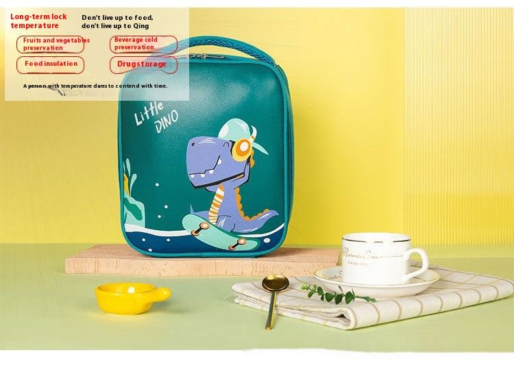 New Unicorn Lunch Box Bag Bento Bag with Insulation and Large Capacity New Portable Oxford Cloth Children's Cartoon Lunch Bag_voghion.com