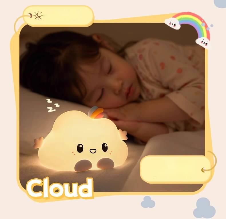 Cloud Silicone Night Internet Celebrity Ta Slee Comanion Nursing High-end Atmoshere Light Deskto Ornament Table_voghion.com