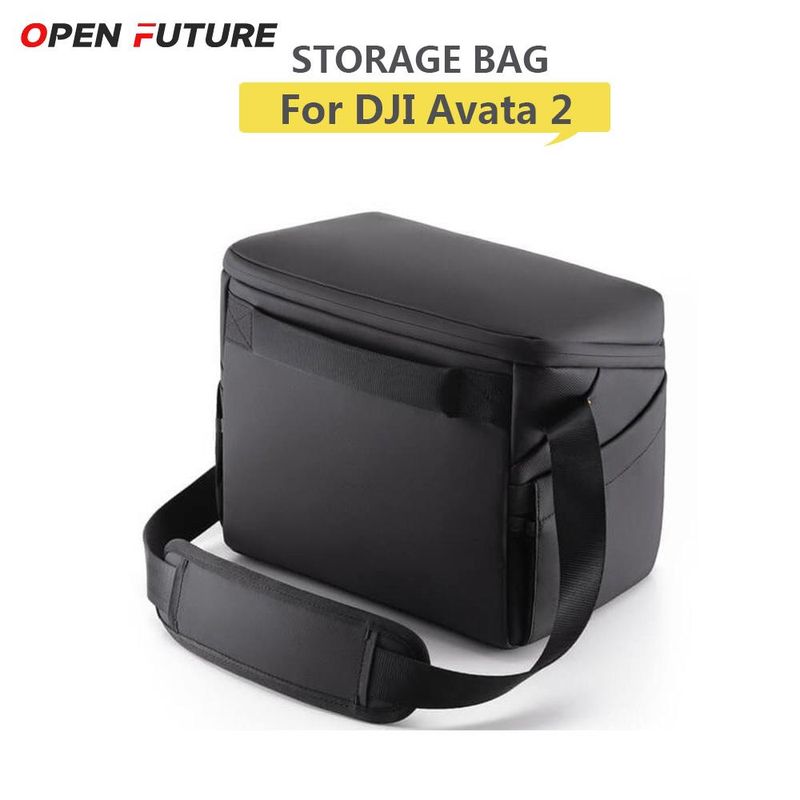 Portable Drone Bag Black Outdoor Travel Shoulder Omnibearing Storage Bags For DJI Avata 2 Drone Accessories_voghion.com