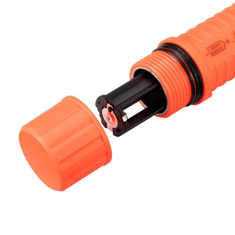 Torcia subacquea impermeabile - LED T6 a fascio potente con interruttore a pulsante, compatibile con batterie 18650/AAA, per immersioni notturne e illuminazione a lunga distanza._voghion.com