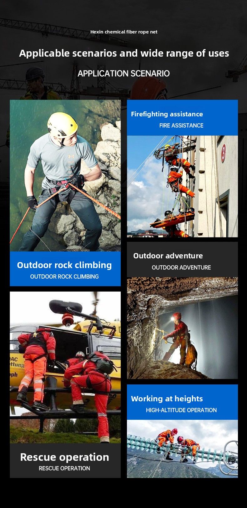 Single Elastic Rope High Altitude Work Electrician Quick Release Double Safety Waist Belt_voghion.com