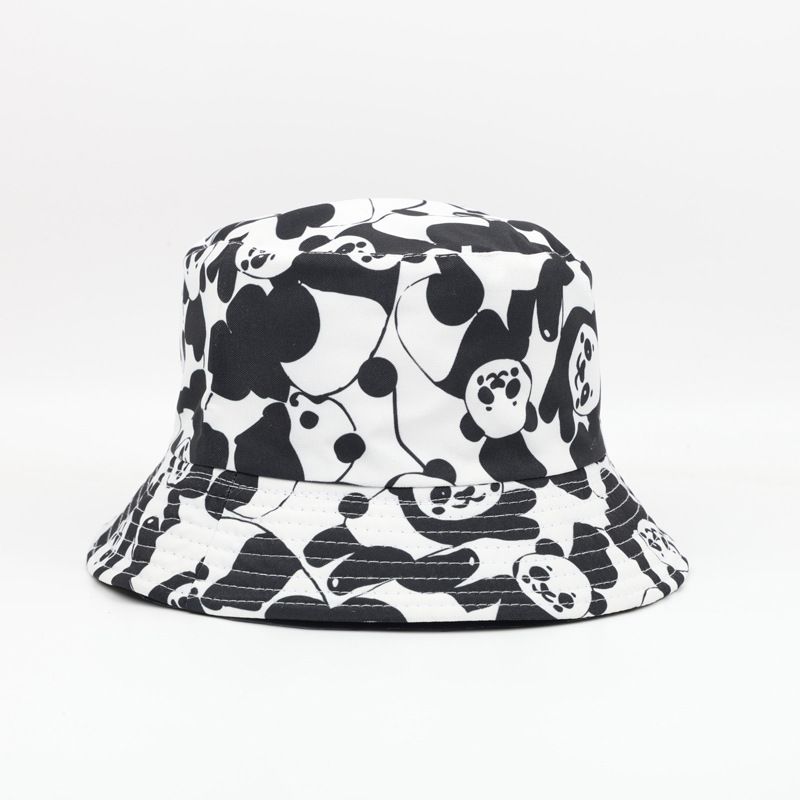 Cappello da sole versatile con parasole, stile pescatore, mucca e zebra_voghion.com