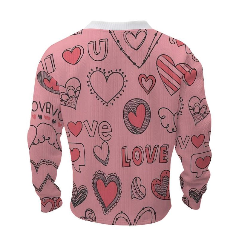 Men's Clothing 2024 3D printing casual loose long sleeved jacquard knitted sweater tops and trousers men's suit_voghion.com