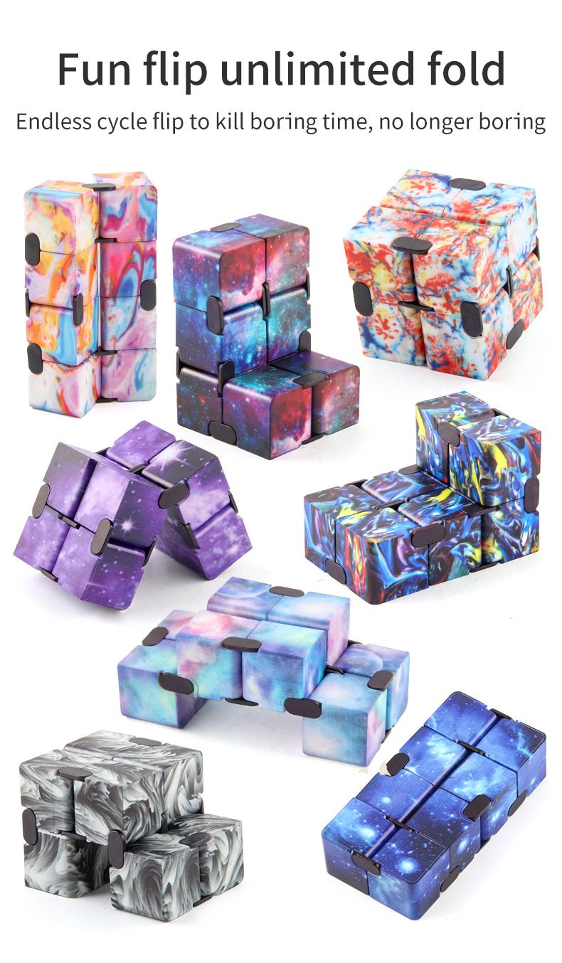 Giocattoli antistress Cubo di decompressione di Halloween all'ingrosso Cubo infinito per bambini Regalo di Natale Giocattolo di decompressione_voghion.com