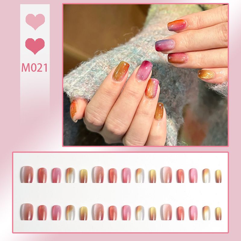 Perles en verre arc-en-ciel en forme de bonbon, yeux de chat, halo coloré, teintes, pures, faites à la main, portant une armure, feuille de 30 pièces_voghion.com