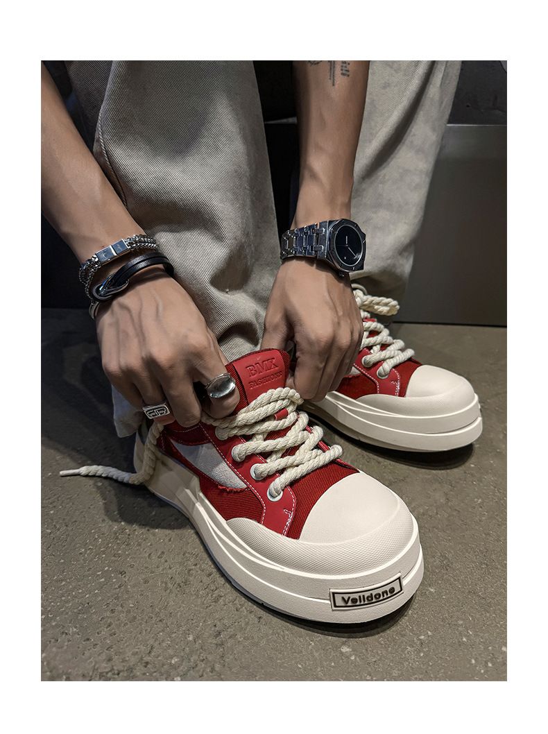 2025 Fall And Winter New Breathable Big Toe Sports Leisure Tide High-end Couple Canvas Shoes_voghion.com