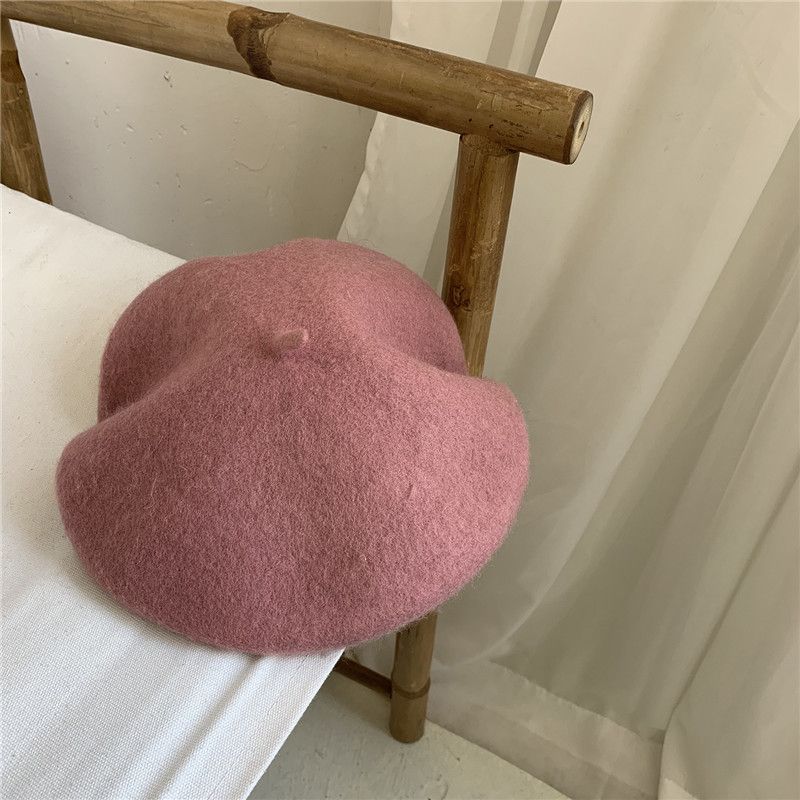 Neuheiten Elegante Wolle Künstler Maler Neue Winter Klassische Heiße Frauen Mädchen Weibliche Verdickte Woll Französisch Hut Baskenmütze Kappe Gorros_voghion.com