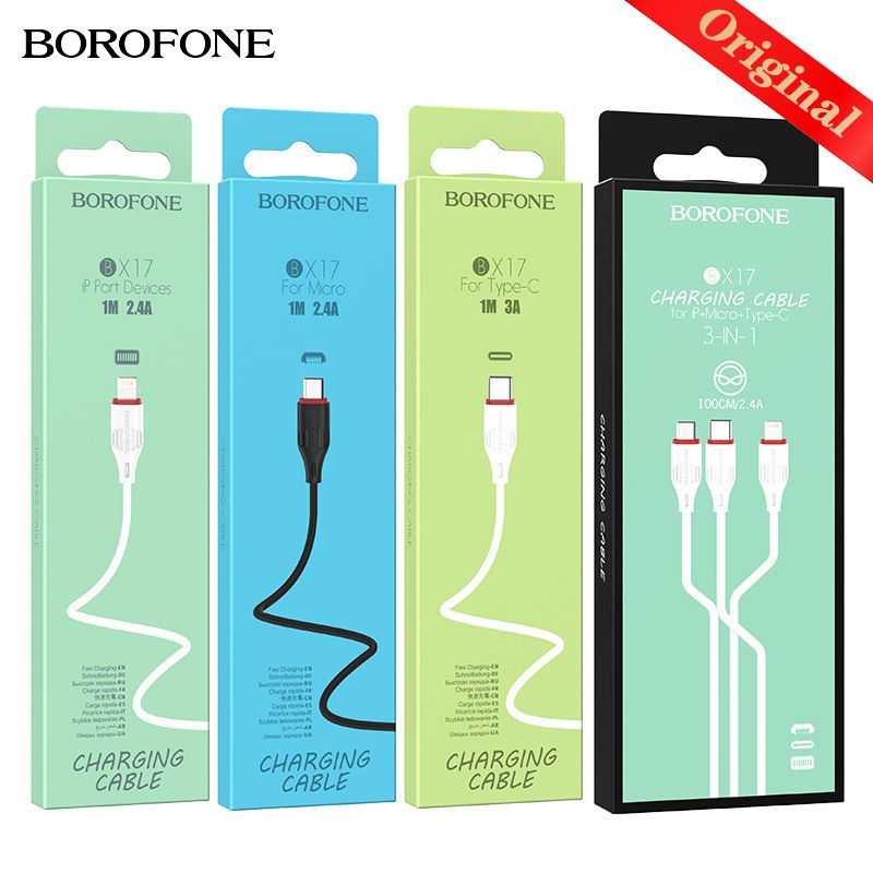 Câble de données de chargement de téléphone Music Festival BX17 USB adapté à Apple Type-C Android un à trois_voghion.com