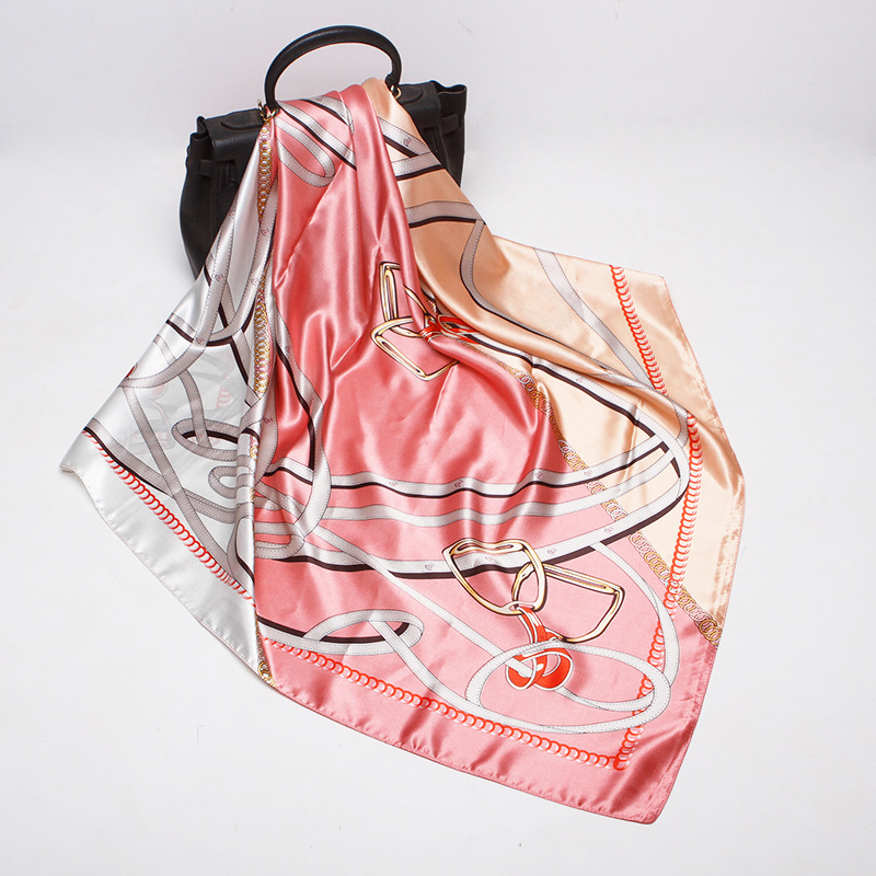 Sciarpe regalo da donna alla moda e versatili, nuove sciarpe primaverili e autunnali, scialle stampato in seta imitazione raso_voghion.com