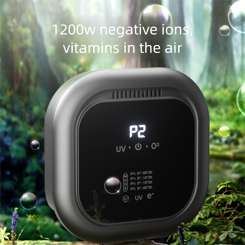 Purificatore d'aria UV e generatore di ozono, sterilizzatore per scarpiera da bagno, area per animali domestici, elimina muffe, batteri e formaldeide_voghion.com