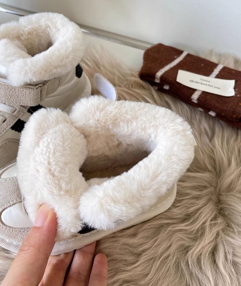 23 Stivali da neve per bambini, ragazzi, monopezzo, foderati in pile invernale, spessi, per bambini, grandi, in cotone, mocassini per ragazze_voghion.com