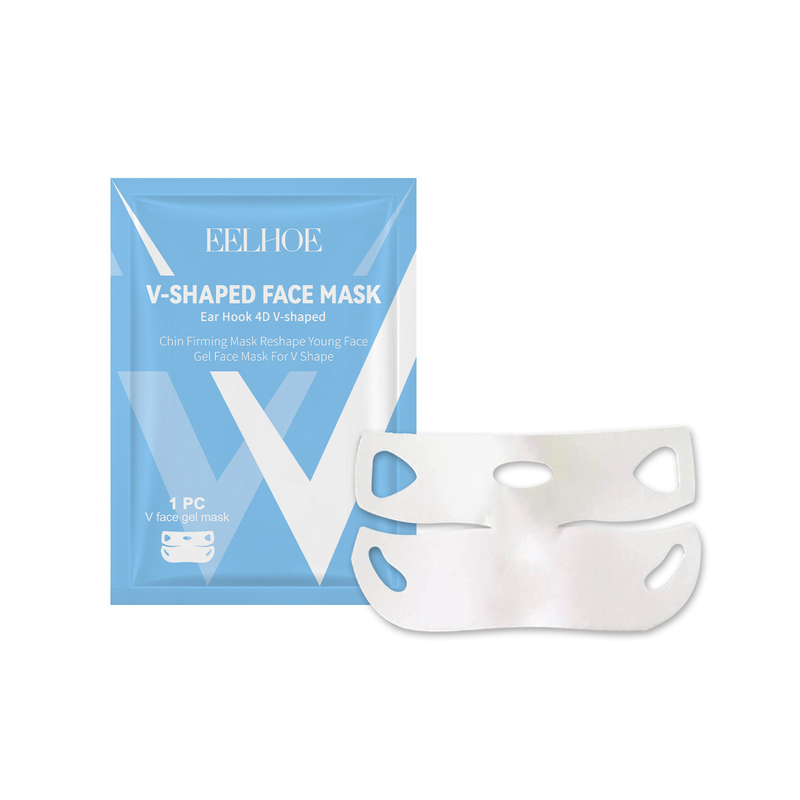 EELHOE Double chin tightening small face shaping ear hook V-lift facial mask_voghion.com