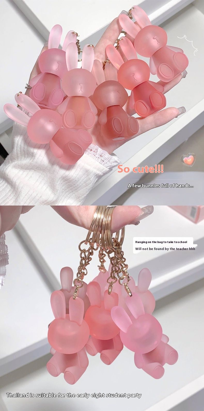 Gege Bear Cute Non Velvet Lipstick Mist Matte Hold on Lipstick Glaze Lipstick Niełatwo się plami Szminka szklana Wygląd Biała Kobieta_voghion.com