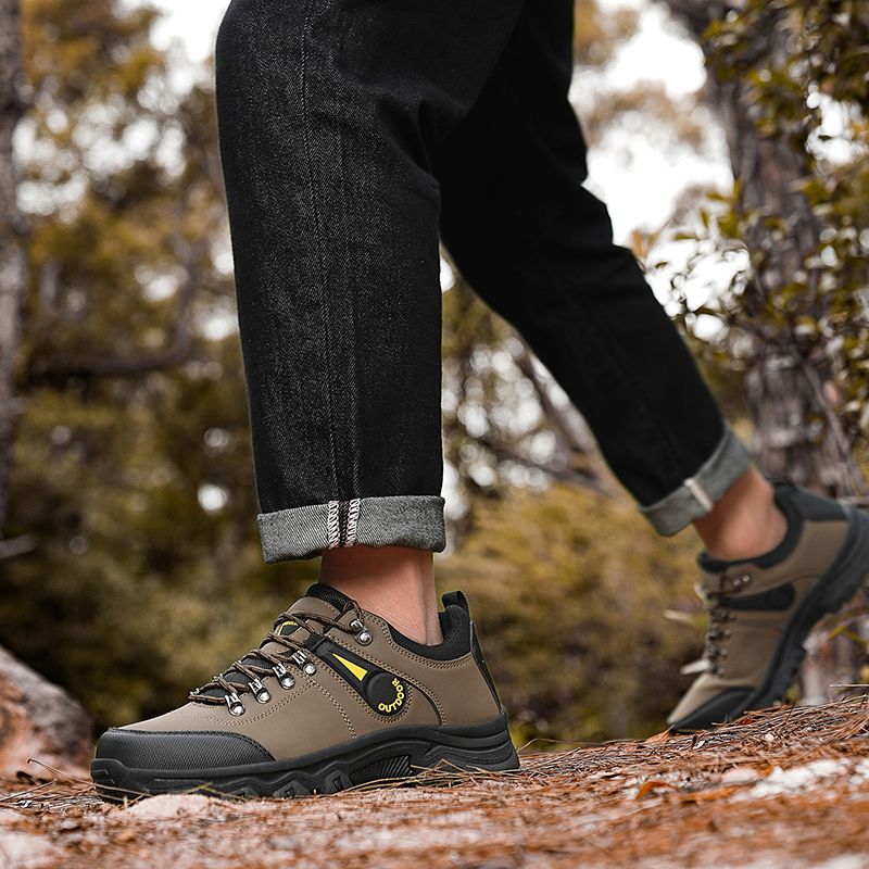 Neu Anti-spritzwasser Mid-top Warme Outdoor Wanderschuhe Wanderschuhe_voghion.com