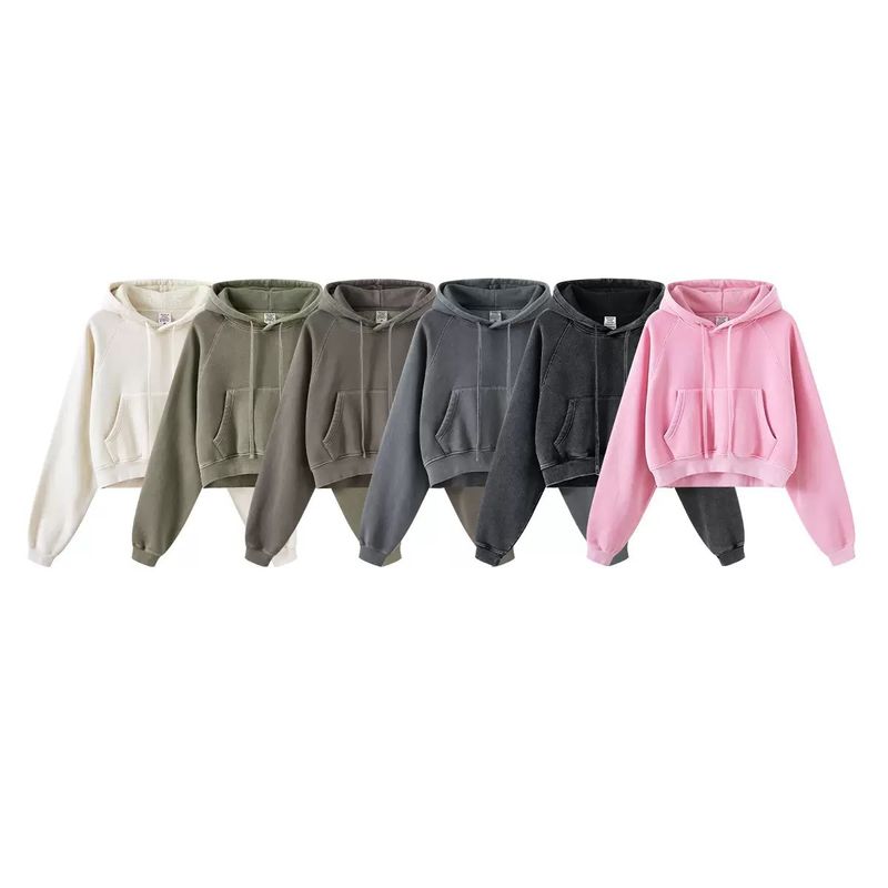 Women's Cropped Hoodie With 3D Print - Oversized Streetwear Pullover, Soft Polyester Drop-Shoulder Sweatshirt For Petite & Plus Size (XS-XXXXL)_voghion.com