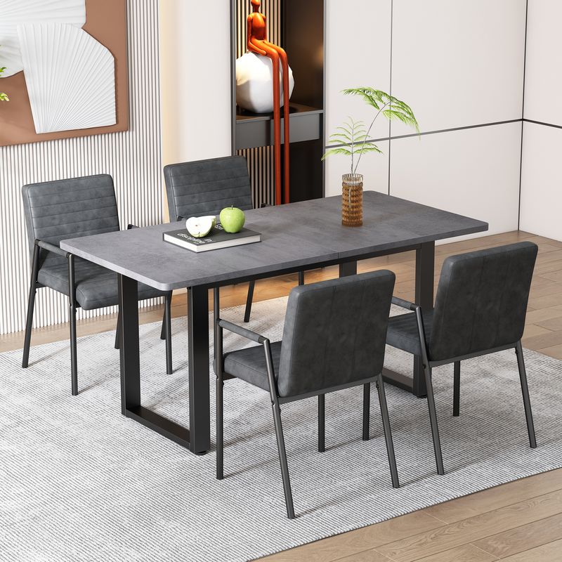 Esstisch Industriestil Aus Eisen, Grau_voghion.com
