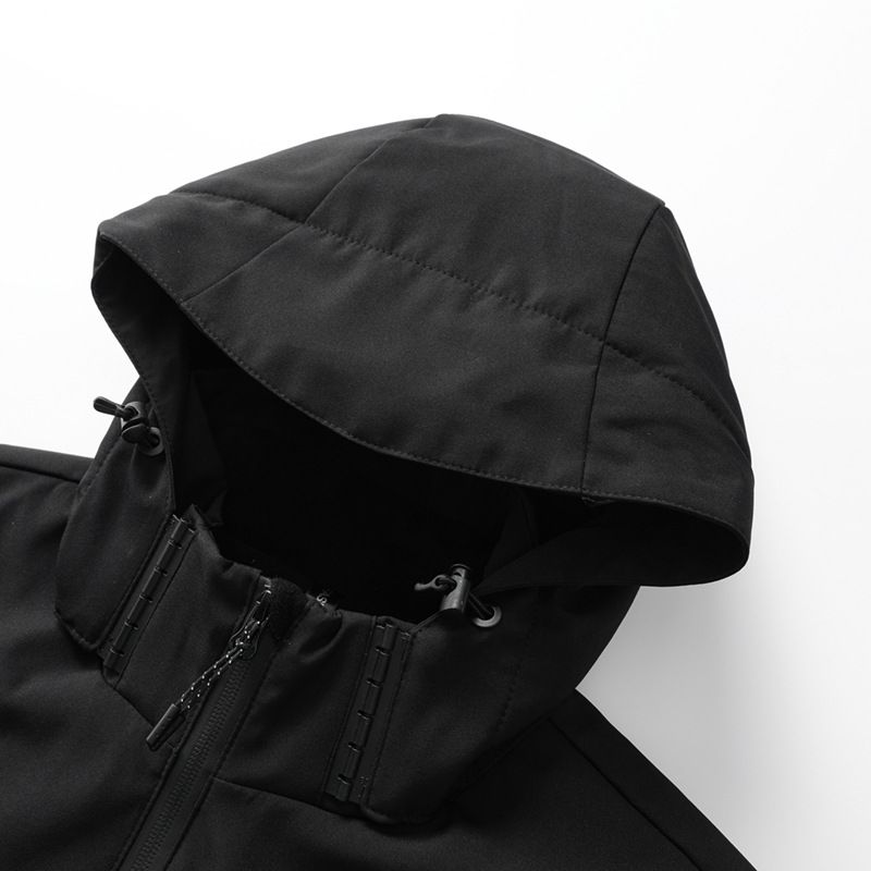 „Lekka kurtka softshell dla mężczyzn – oddychająca i wiatroszczelna odzież robocza do uprawiania turystyki pieszej, narciarstwa i podróży”_voghion.com