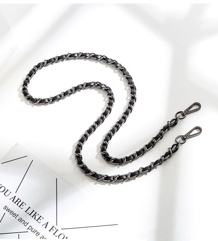 Chaîne de sac pour femme, sangle de sac, chaîne de sac, simple, achat, usure, chaîne en cuir, simple, épaule, petite chaîne de remplacement Xianglang_voghion.com