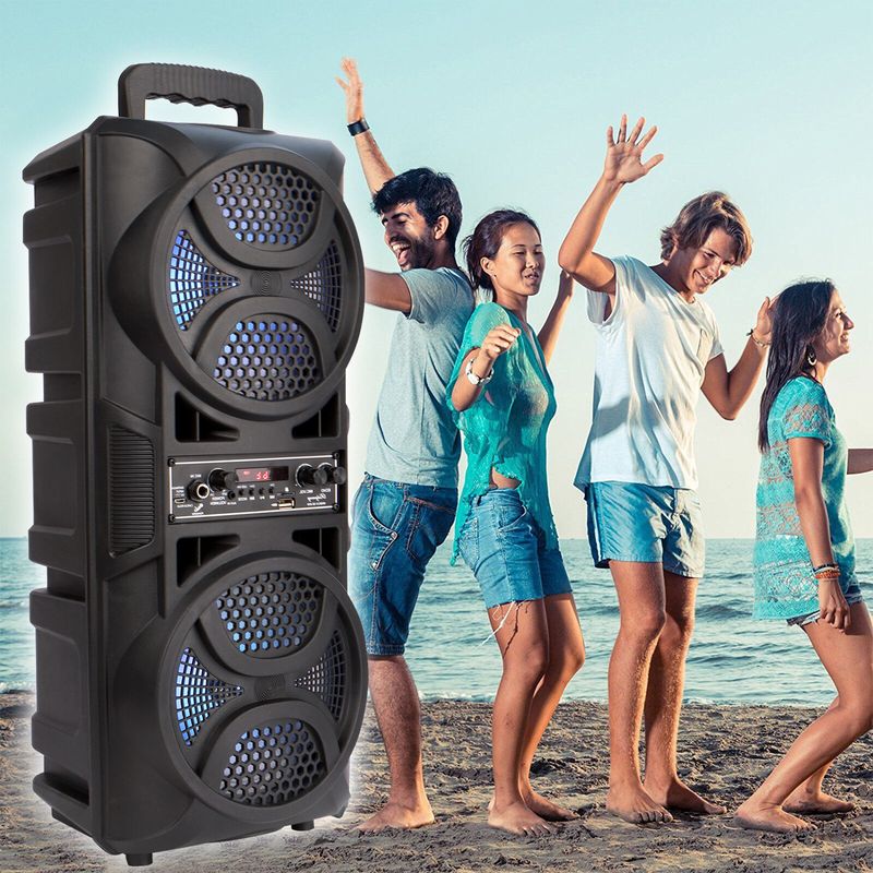 Enceinte Bluetooth portable de 3 000 W avec caisson de basses et micro_voghion.com
