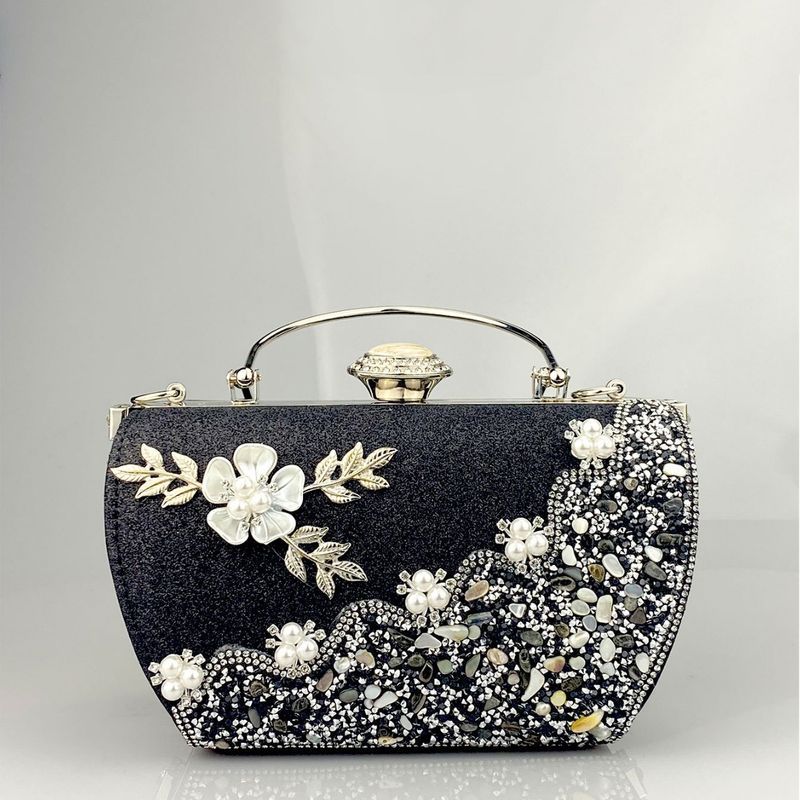 Nuova borsa da principessa 2023 con hardware, strass, decorazioni floreali, banchetti serali e occasioni formali, elegante_voghion.com