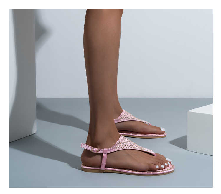 Sandali da donna Scarpe basse estive da donna Scivoli versatili_voghion.com