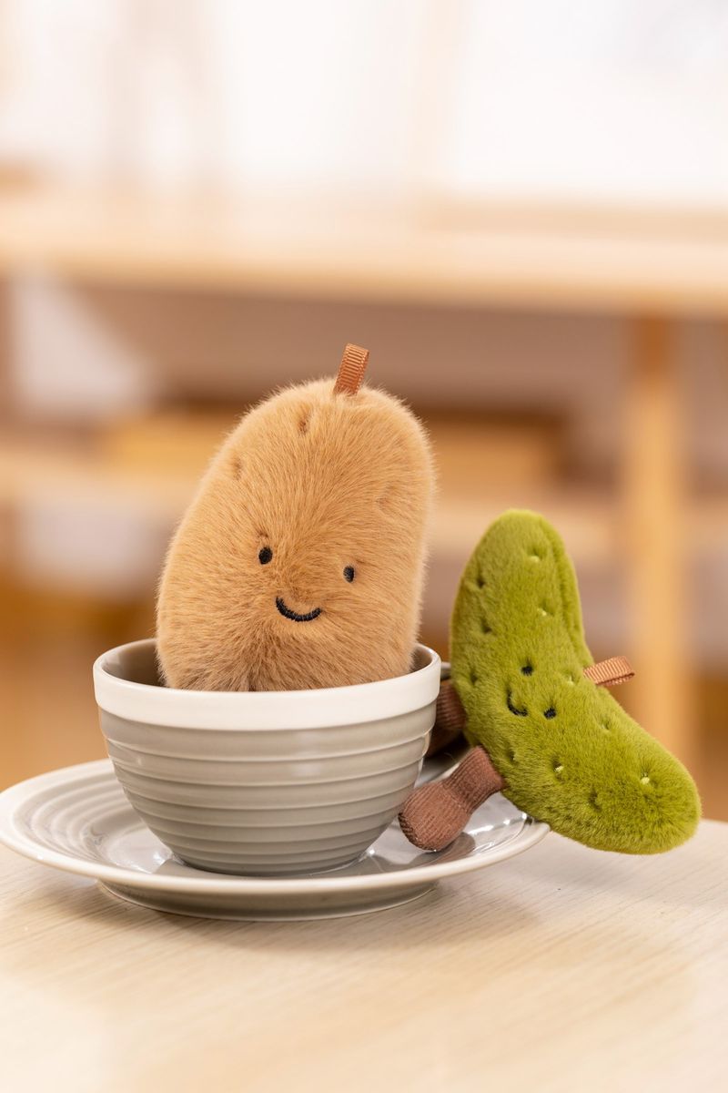 Stuffed Plush Animals Doll Small Potato Pickle Pillow Plush Toy Doll Sleeping Doll Girl_voghion.com