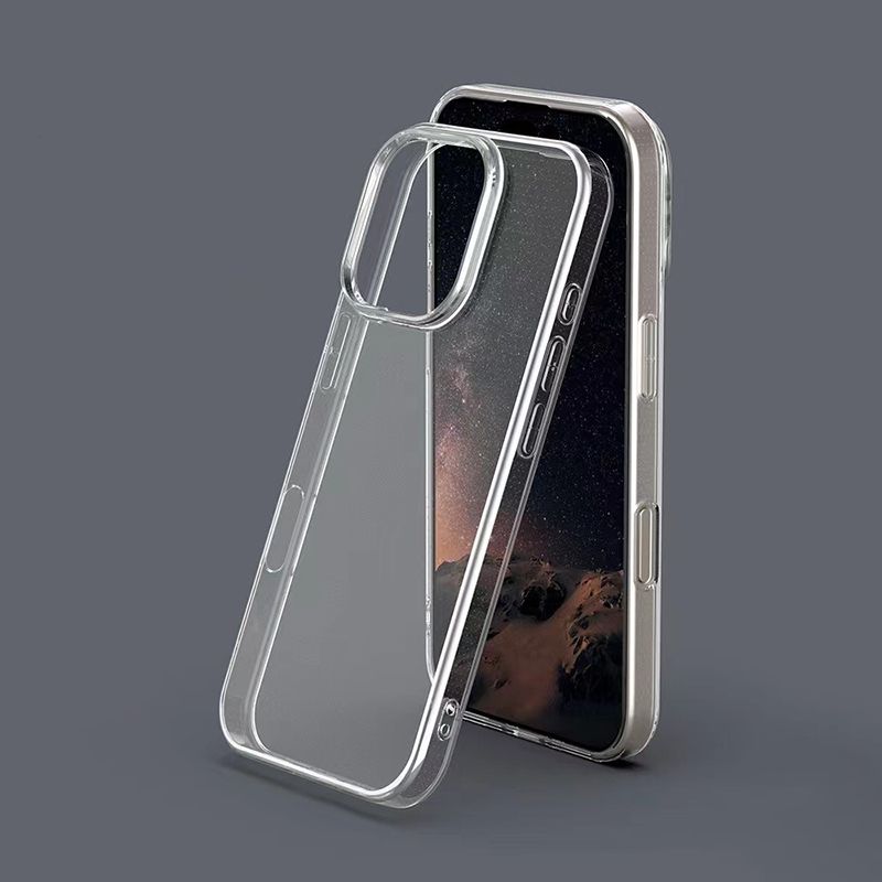 Ultra Thin Clear Silicone Case For iPhone 16 15 14 13 12 11 Pro Xs Max Mini XR X Plus Transparent Shell Ultra Thin Back Cover_voghion.com