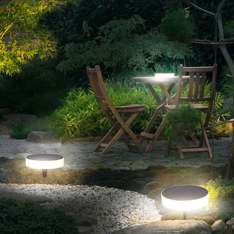 Lampe solaire à LED pour pelouse, cour, veilleuse, éclairage d'extérieur, éclairage solaire enterré, éclairage de jardin, allée, sol, décoration sous terre, lampes solaires_voghion.com
