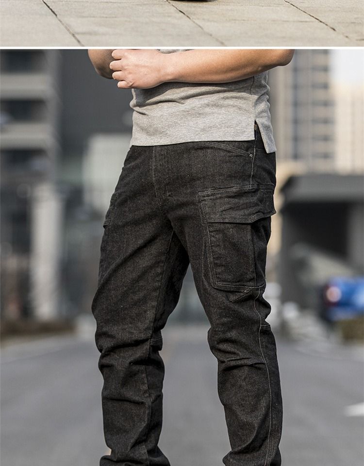 Tactical Pants For Men - Durable Multi-Pocket Stretch Denim Work Pants For Outdoor, Military, And Workwear_voghion.com