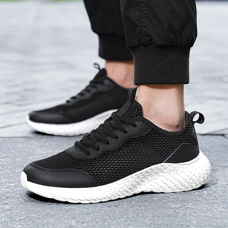 Laufen Atmungsaktiv Hohl Leichtes Wasser Modische Outdoor Sport Trendy Große Herrenschuhe_voghion.com