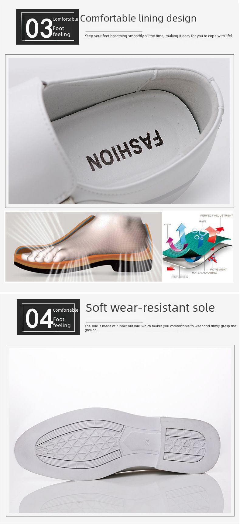 Herren Abendschuhe Herren Britisches Leder Spitz Jugend Lederschuhe Weiße Schuhe Einzelschuhe_voghion.com