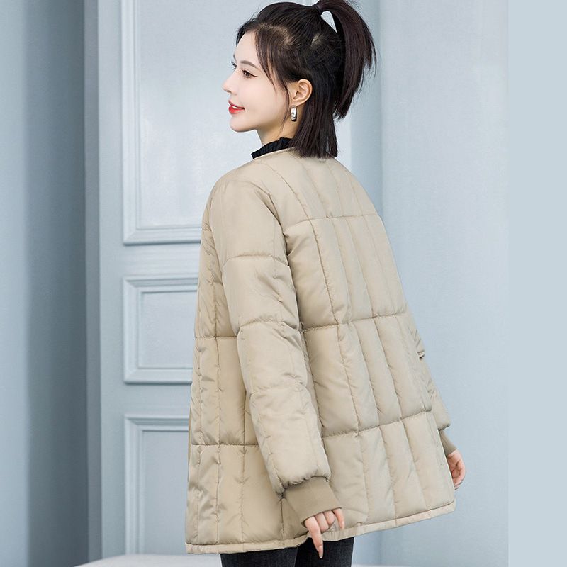 Women's Clothing Parka Women's Detachable Liner One Coat Three Wear Winter Coat Fur Collar Mid Length Cotton Parka_voghion.com