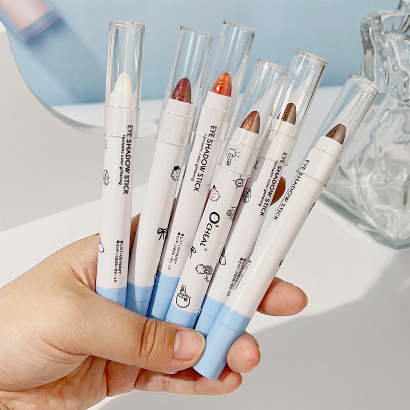 Pearlescent Highlight Waterproof Eyeshadow Pencil Stick Lasting Glitter Shimmer Eye Shadow Pen Eyeliner St liner_voghion.com
