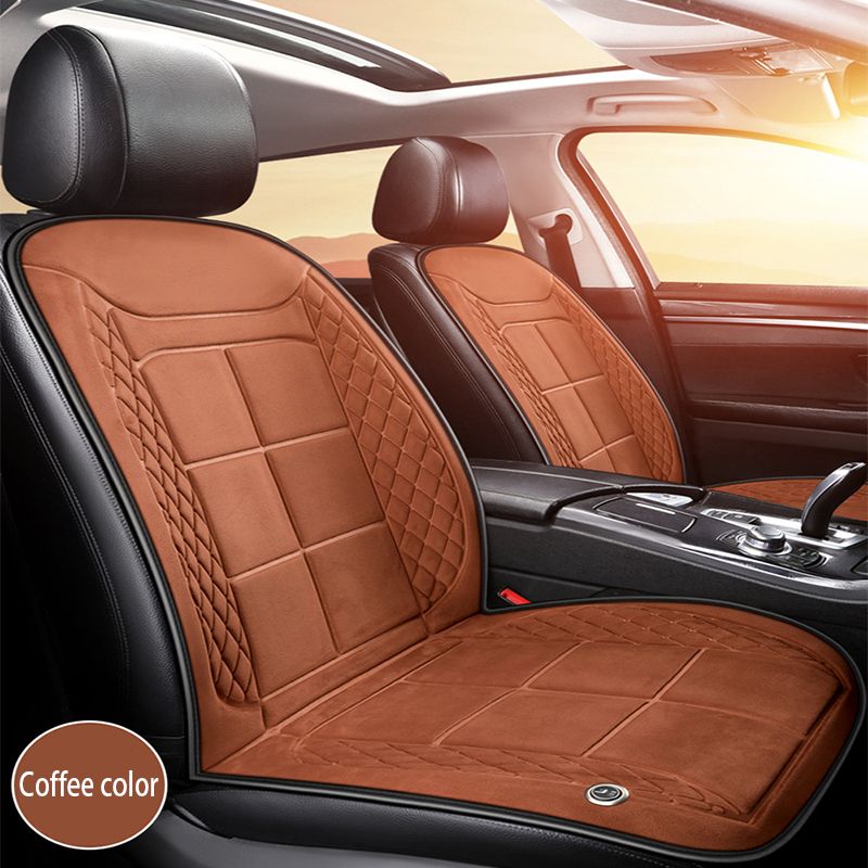 12V Heated Cushion Cloth/Flannel Heater Winter Warmer Seat Car Accessories Heating Pads Set Universal_voghion.com