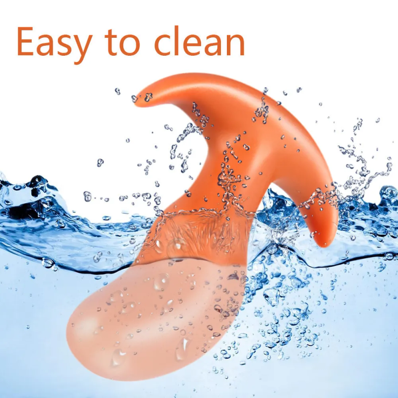 Giocattoli anali Gigante vibratore in silicone giocattolo del sesso grande butt plug da uomo espansore anale l Stimolatore di espansione dell'ano gay_voghion.com