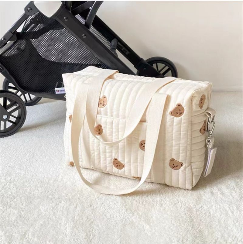 Nuovo stile mamma bambino Yansew grande capacità coperta bambina plissettata borsa portaoggetti, vestiti pieghevole sacchetto antipolvere_voghion.com