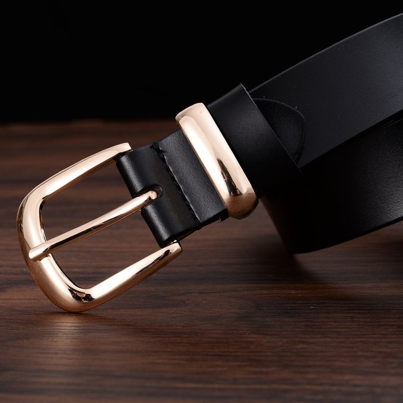 HOT Available In Plus Size Women Leather Belt Brand Ladies Length: 95-120cm Belts For Female Width:2.8cm_voghion.com