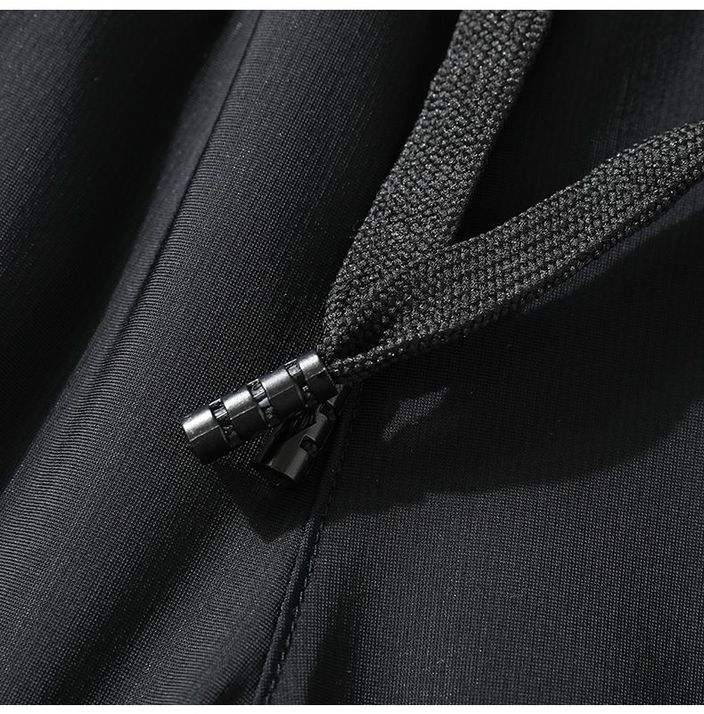 Men's Cooling Stretch Jogger Pants - Ultra-Breathable Nylon For Summer Comfort - Loose Fit & High Elasticity - Dark Gray/Black/Navy_voghion.com