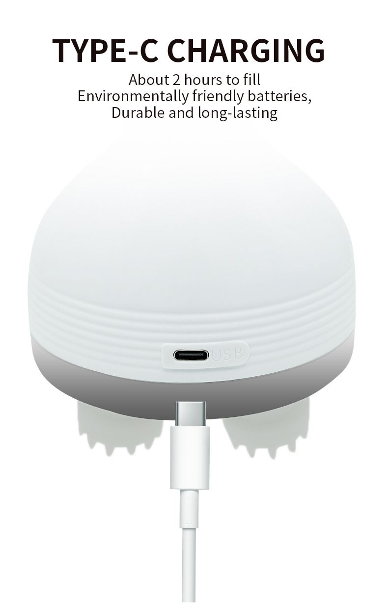 Intelligent Therapy Head Massager, Meridian Unblocking, Pet Scalp Headache, Kneading, Grasping, Electric Massager_voghion.com