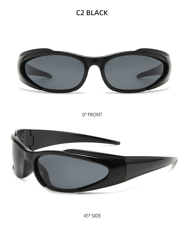 Fashion New Sports Sunglasses Y2K Outdoor Cycling Glasses Personalized Sunscreen Sunglasses_voghion.com