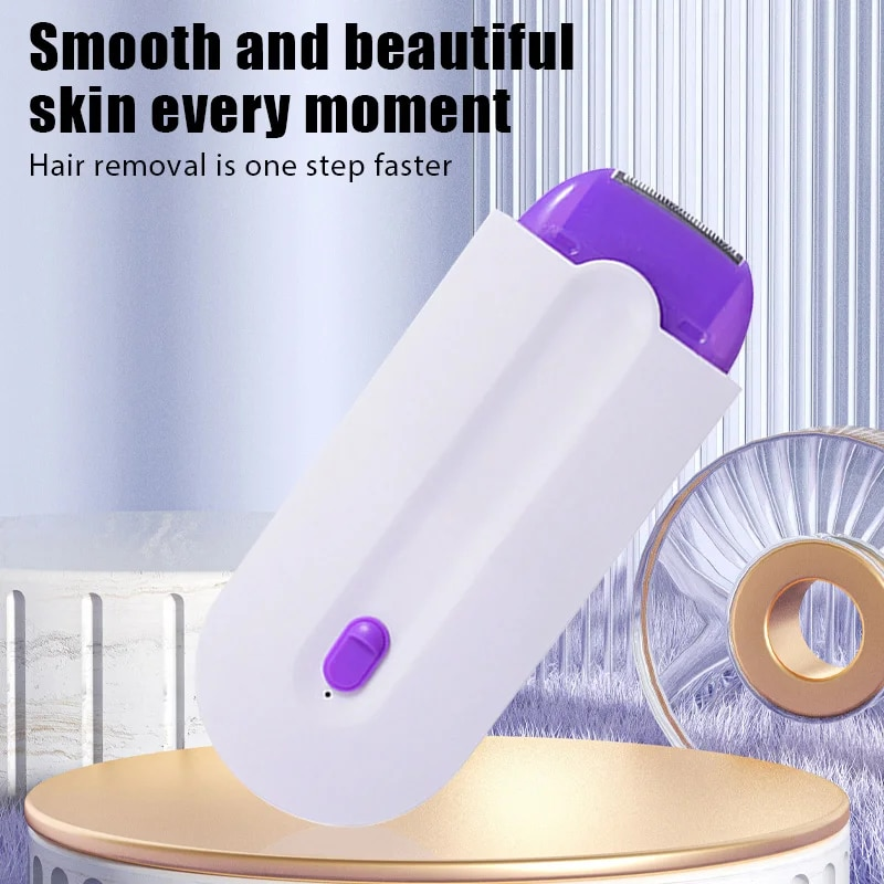 Epilator Electric Hair Remover Professional Safety Depilation Shaving Trimmer Painless Portable USB Chargable For Whole_voghion.com