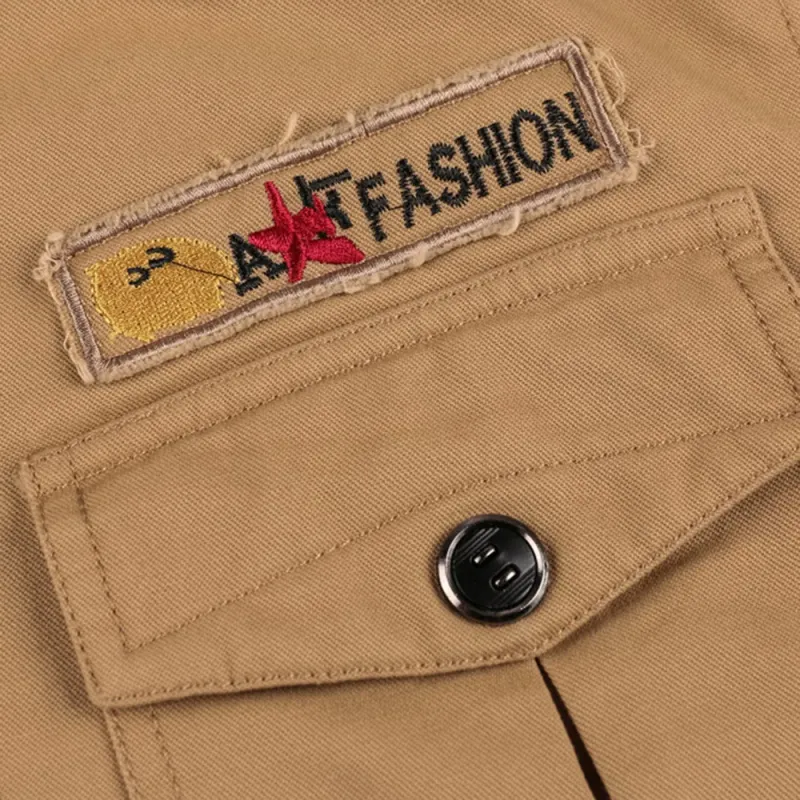 Militära vinterjackor för män Jackor med flera fickor Casual Cargo-jackor av hög kvalitet Vinterjackor i bomull för män Varma Parkas Storlek 6XL_voghion.com