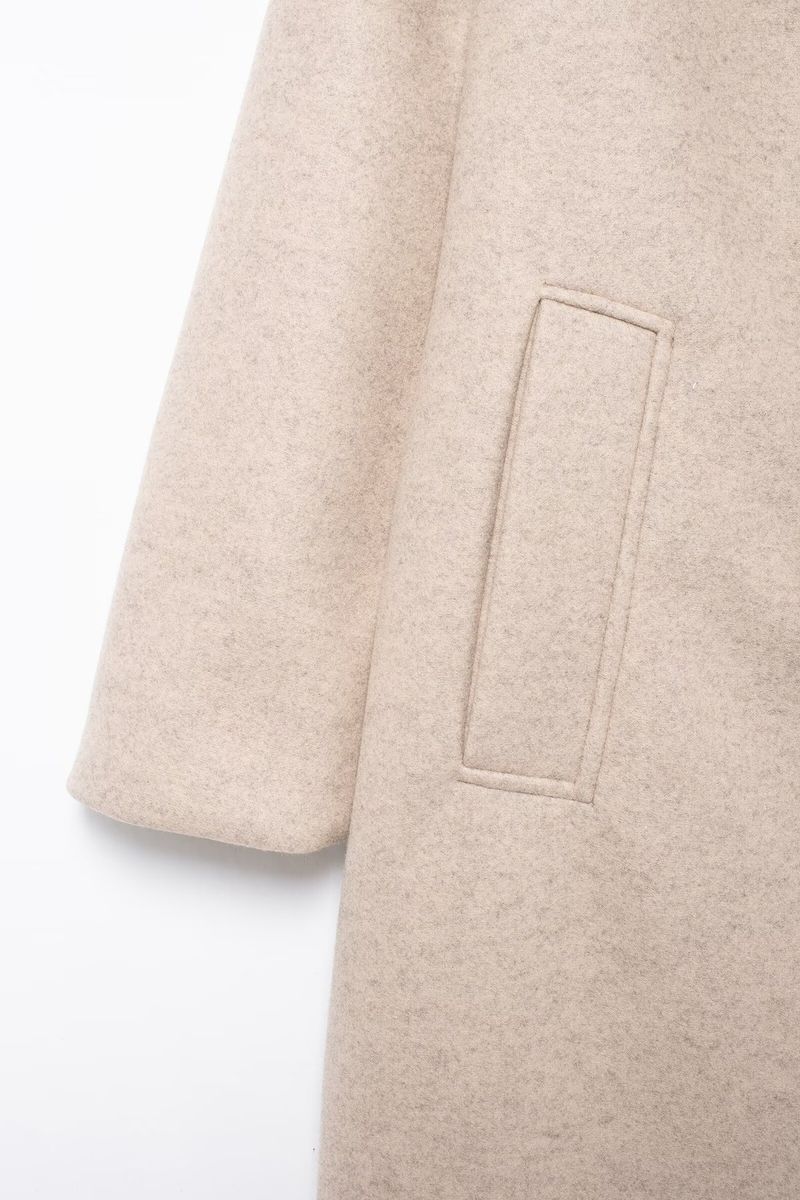 Trendiger, übergroßer, doppelseitiger Wollmantel – Langer Streetwear-Trenchcoat für Damen, lockere Passform und warm (Schwarz, Marineblau, Grau, Beige, Khaki)_voghion.com