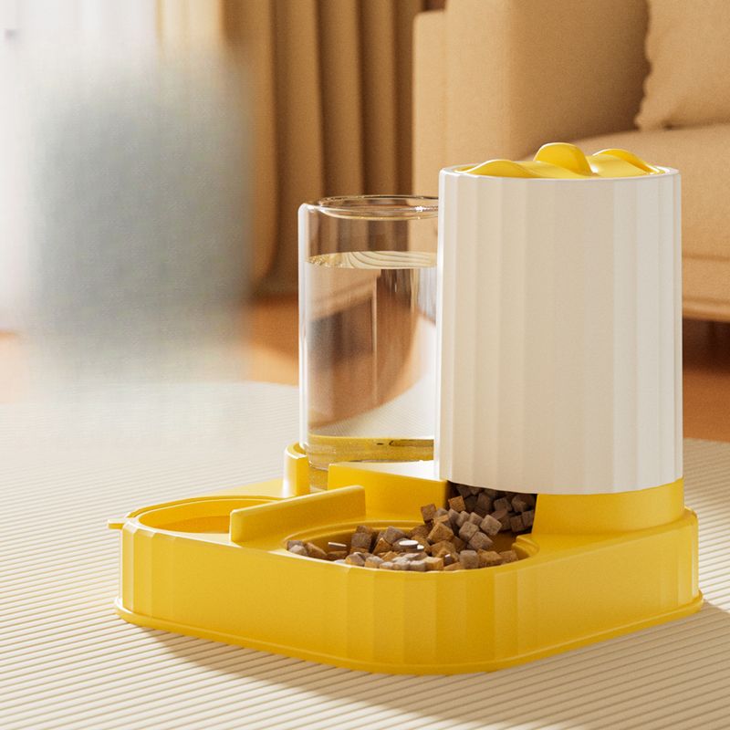 New Automatic Feeder Dog Dish 2-in-1 Water Dispenser Cat Bowl Pet Supplies_voghion.com