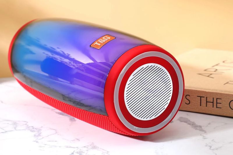 New TG317 wireless Bluetooth pulsating speaker LED seven color outdoor card insertion desktop computer subwoofer_voghion.com