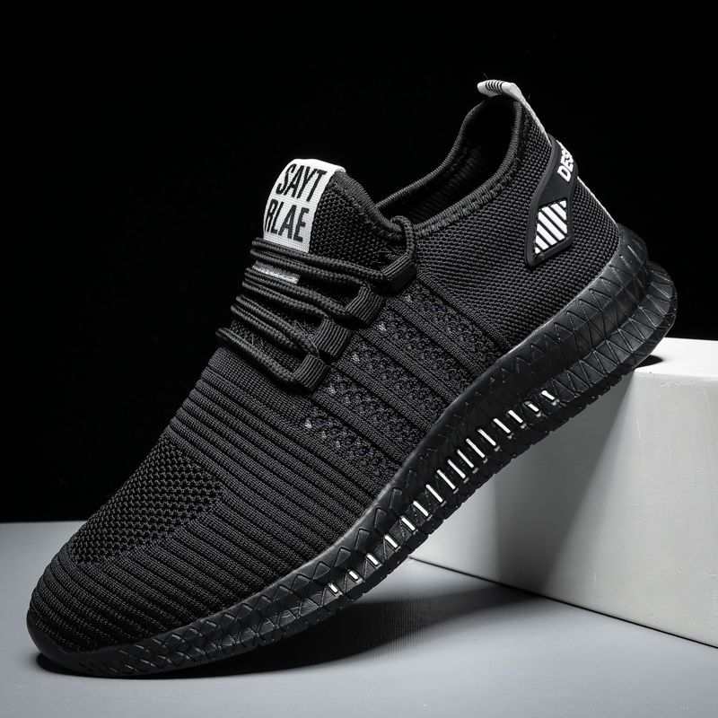 Sneakers Shoes for Men Lightweight Breathable Running Walking Male Footwear Soft Sole Lace-up Scarpe Uomo_voghion.com