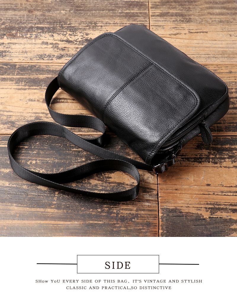Borse da uomo, nuove borse a tracolla in vera pelle da uomo, primo strato in pelle bovina, borsa a tracolla alla moda da donna, borsa di grande capacità._voghion.com