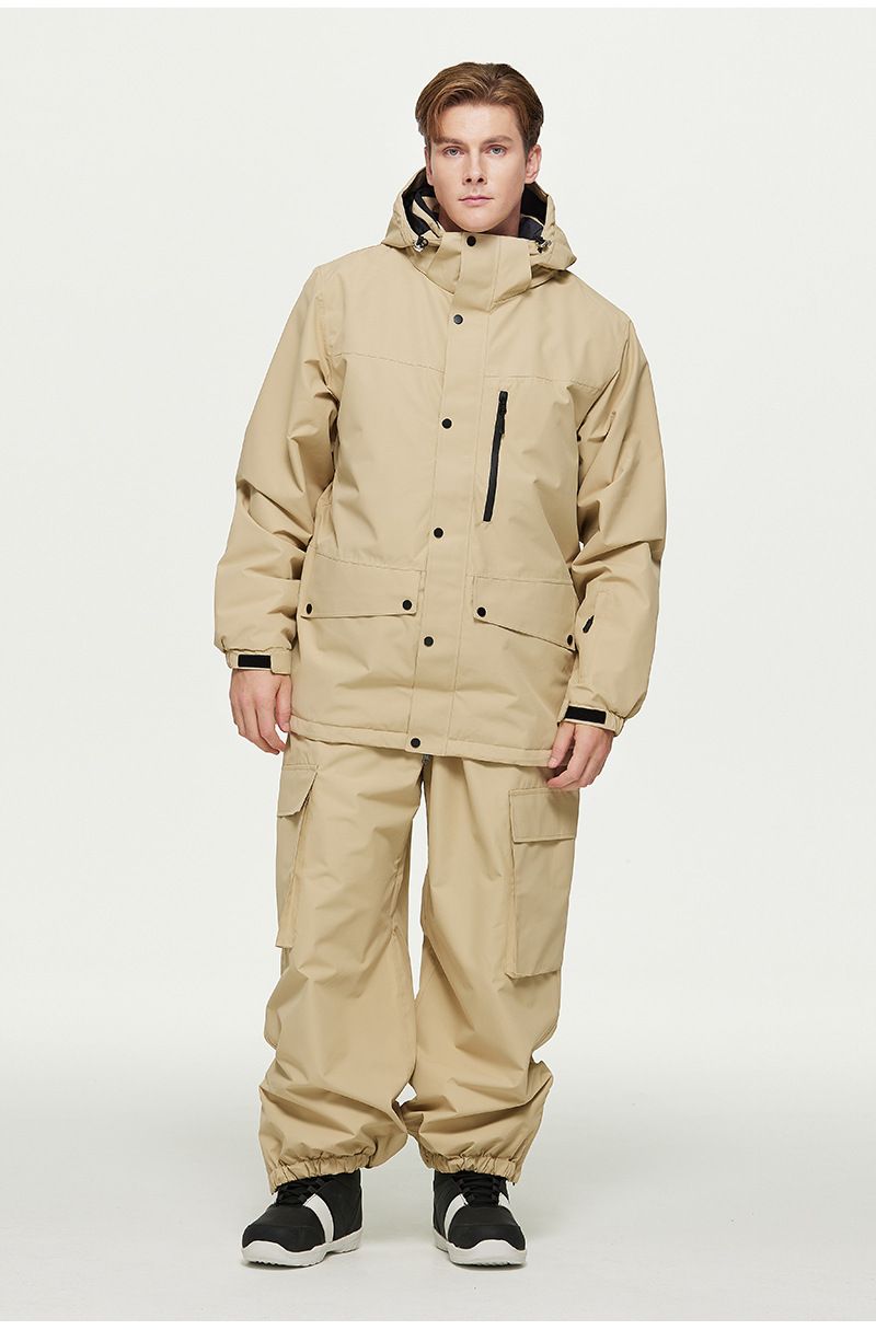 Completo da uomo e da donna, giacca da sci e snowboard impermeabile e calda, per la stagione sulla neve, nuovo_voghion.com