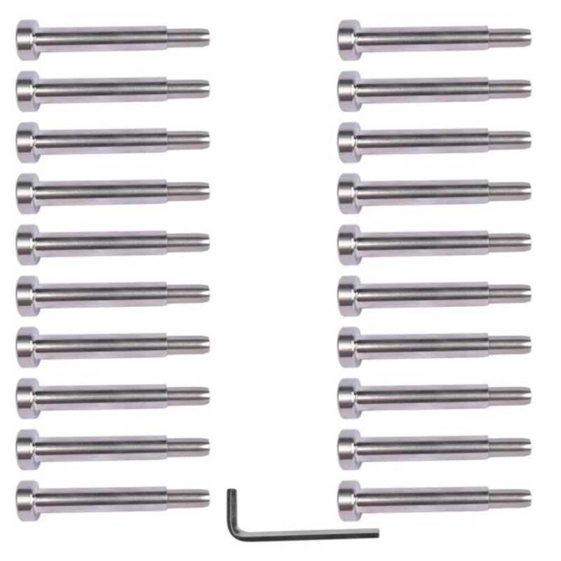 16 Wire Stainless Cables 3 20Pcs Wrench Screw Fastener Rope Steel For T316 With Kit_voghion.com